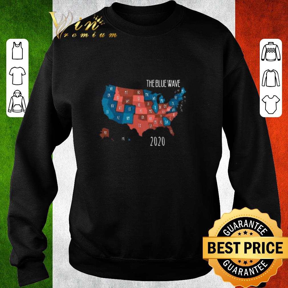 c92fb9b3 awesome presidential election map the blue wave 2020 shirt 4 - Awesome Presidential Election Map The Blue Wave 2020 shirt