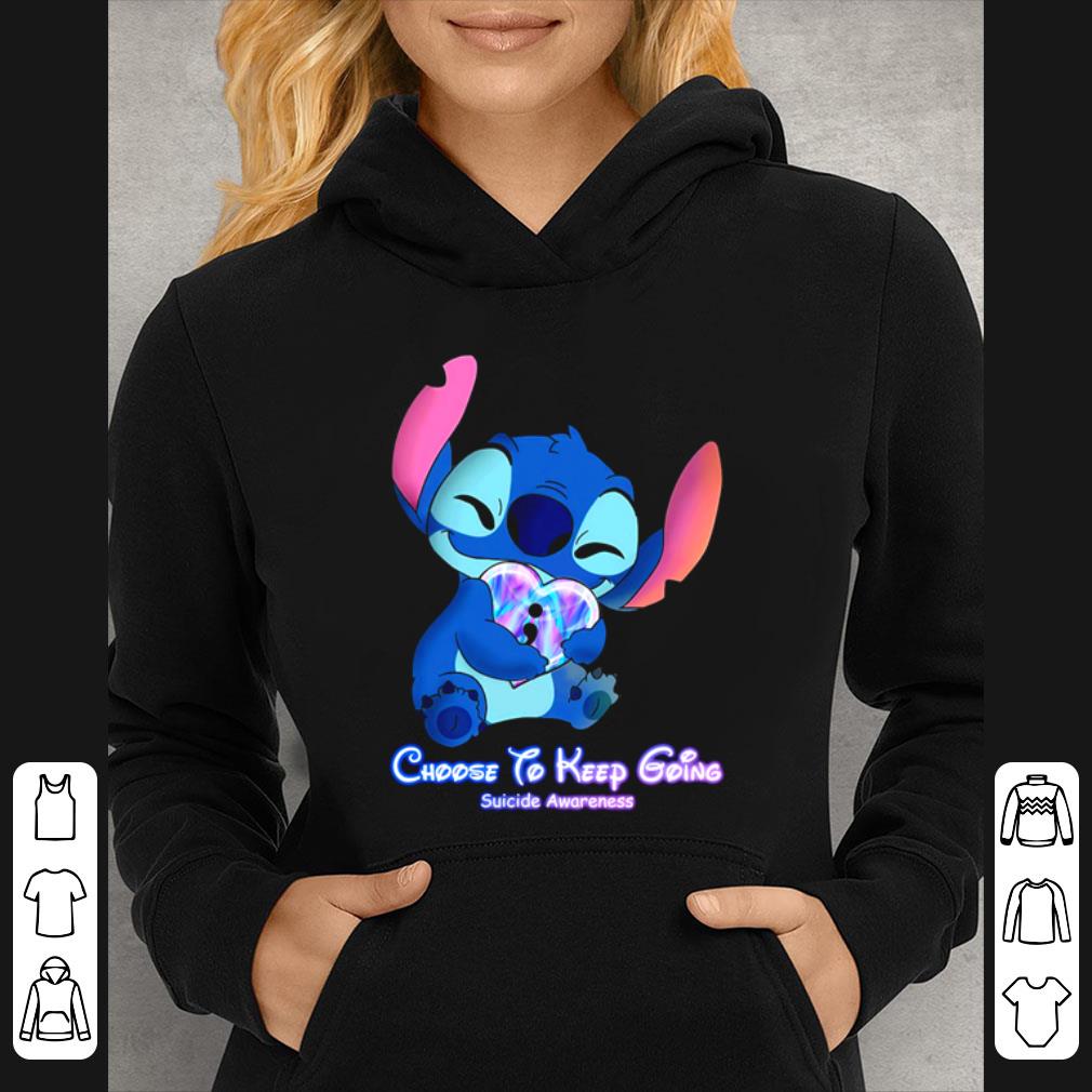 d80368f5 hot disney baby stitch hug heart choose to keep going suicide awareness shirt 4 - Hot Disney Baby Stitch Hug Heart Choose To Keep Going Suicide Awareness shirt