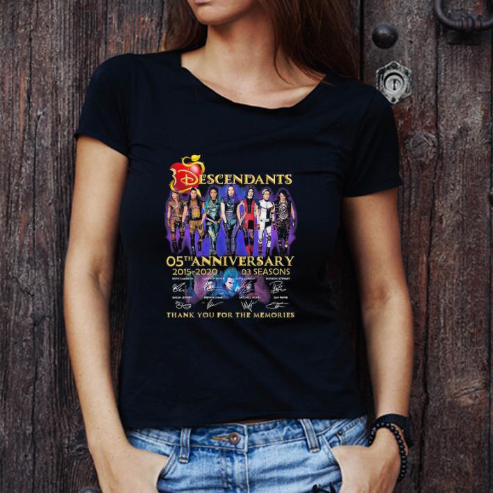 Awesome Descendants 05th Anniversary 2015 2020 03 Seasons Signatures shirt