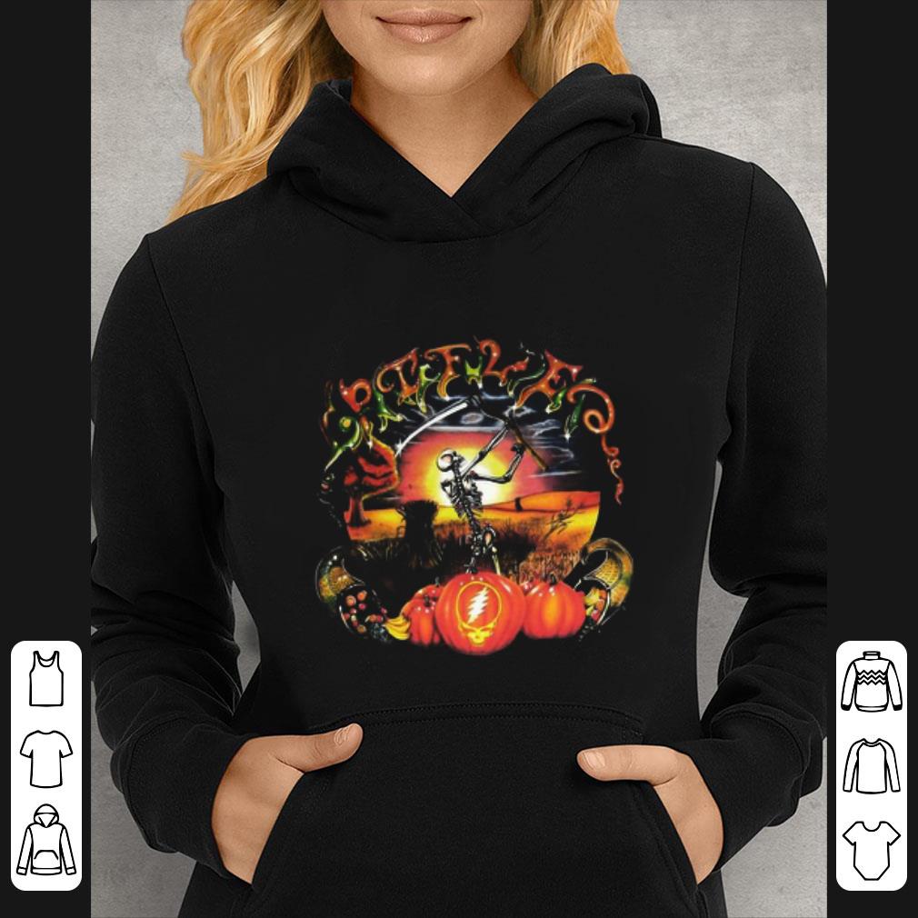 0907bab2 pretty halloween grateful dead pumpkins shirt 4 - Pretty Halloween Grateful Dead Pumpkins shirt