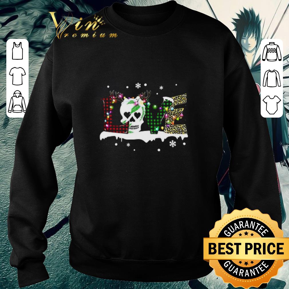 0d10467c top love skull reindeer christmas sweater shirt 4 - Top Love Skull Reindeer Christmas Sweater shirt