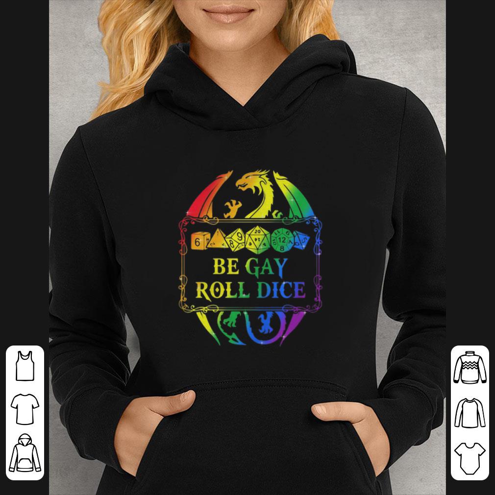 32fa79d6 official lgbt dungeons and dragons dice d20 be gay roll dice shirt 4 - Official Lgbt Dungeons And Dragons Dice D20 Be Gay Roll Dice shirt