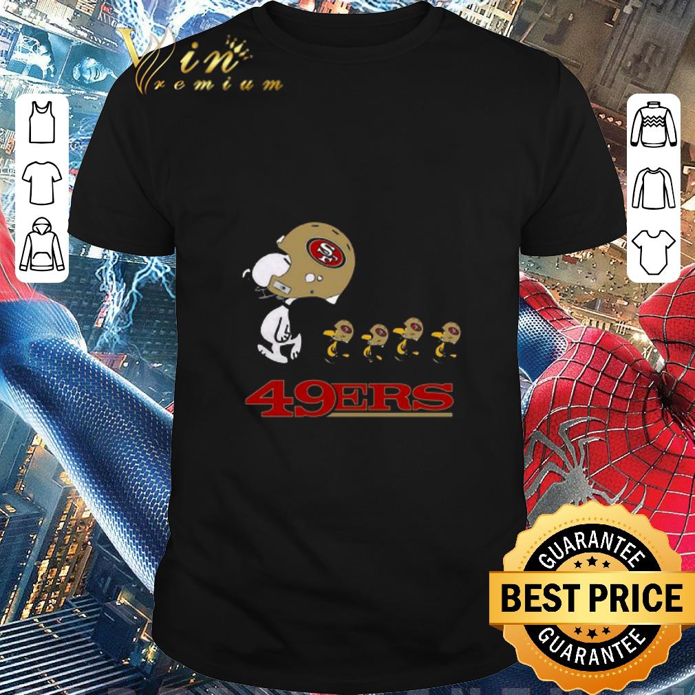 Nice Snoopy And Woodstock The San Francisco 49ers shirt