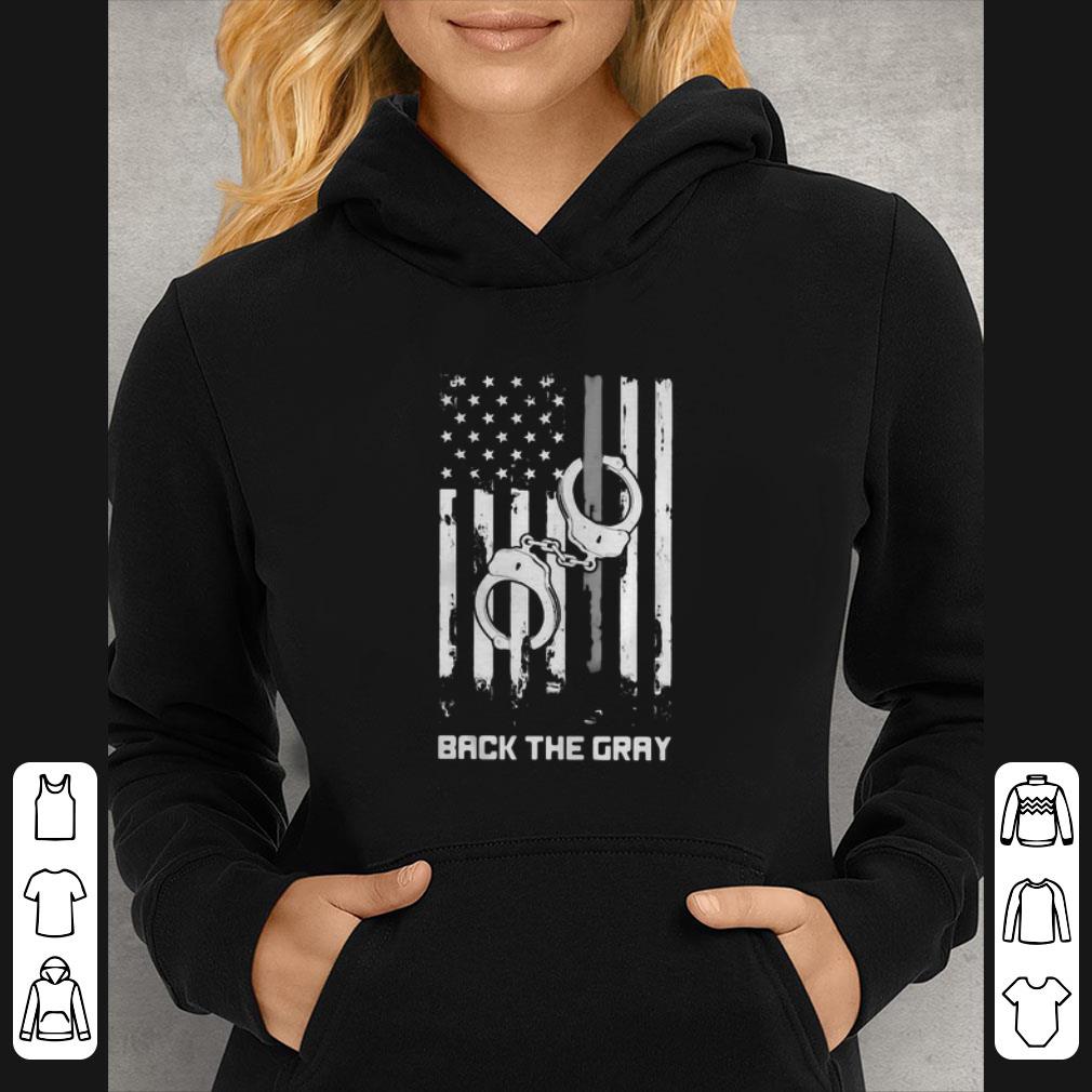 8349ee76 nice back the gray police handcuffs american flag 4th of july shirt 4 - Nice Back The Gray Police Handcuffs American Flag 4th Of July shirt
