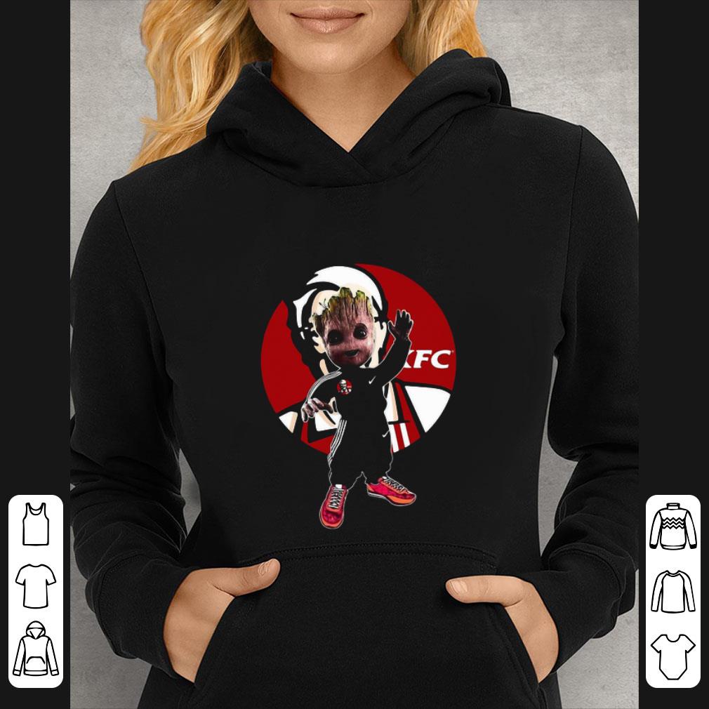 980e7405 original baby groot kfc logo shirt 4 - Original Baby Groot Kfc Logo shirt