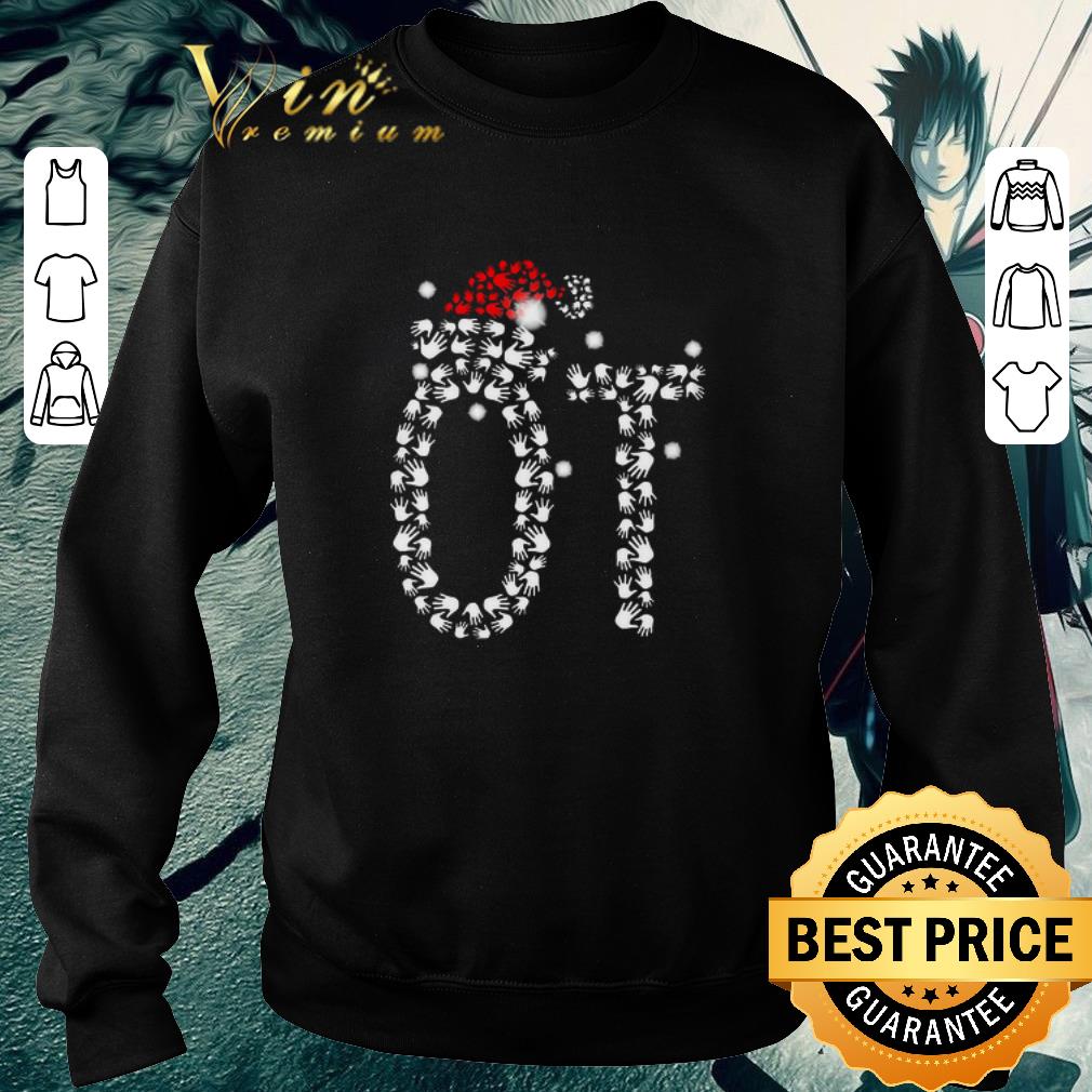 98ca8c7f awesome occupational therapist santa hat christmas shirt 4 - Awesome Occupational Therapist Santa Hat Christmas shirt