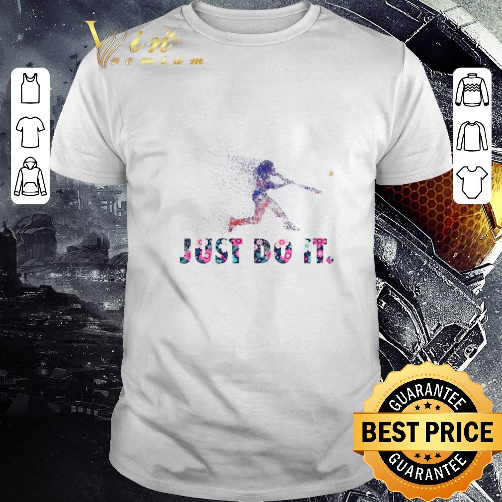Official Baseball Flowers Just Do It shirt