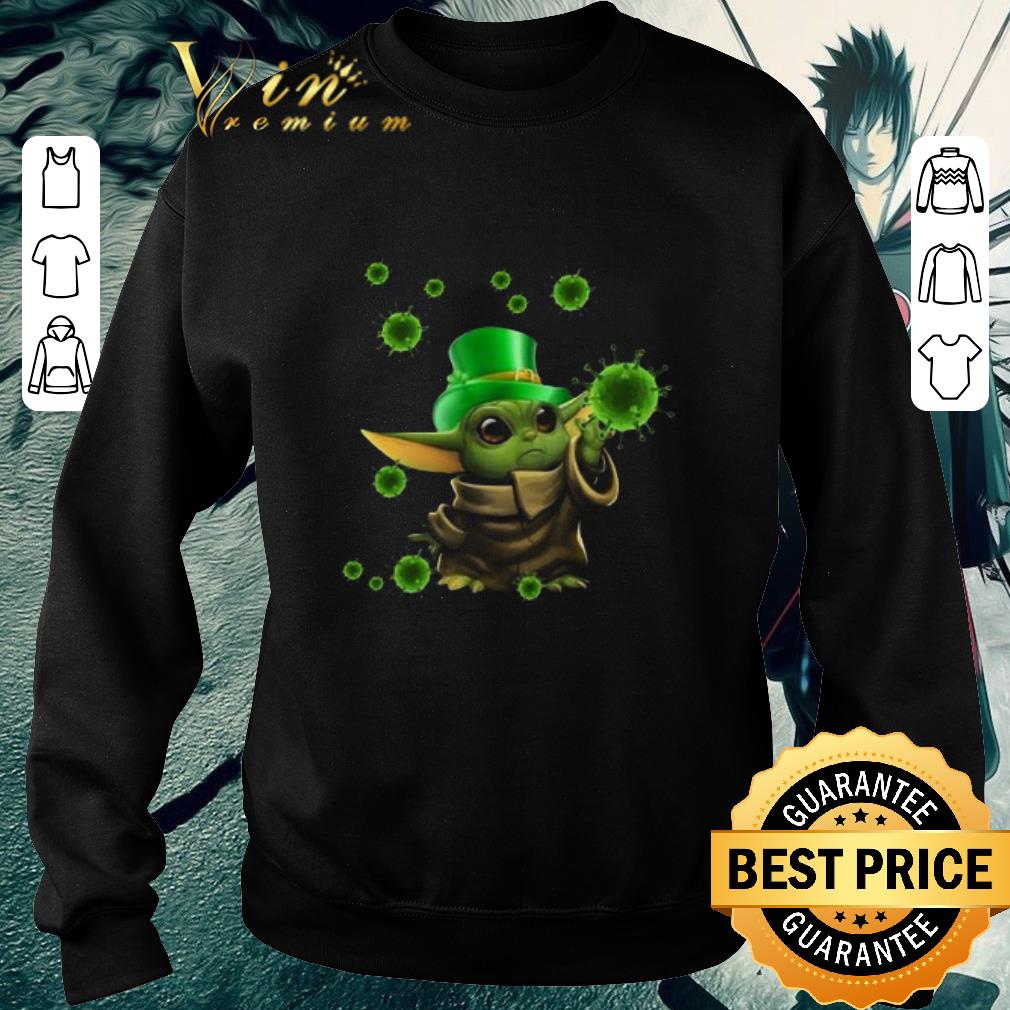 a6e485ef original st patrick s day star wars baby yoda coronavirus shirt 4 - Original St. Patrick’s Day Star Wars Baby Yoda Coronavirus shirt