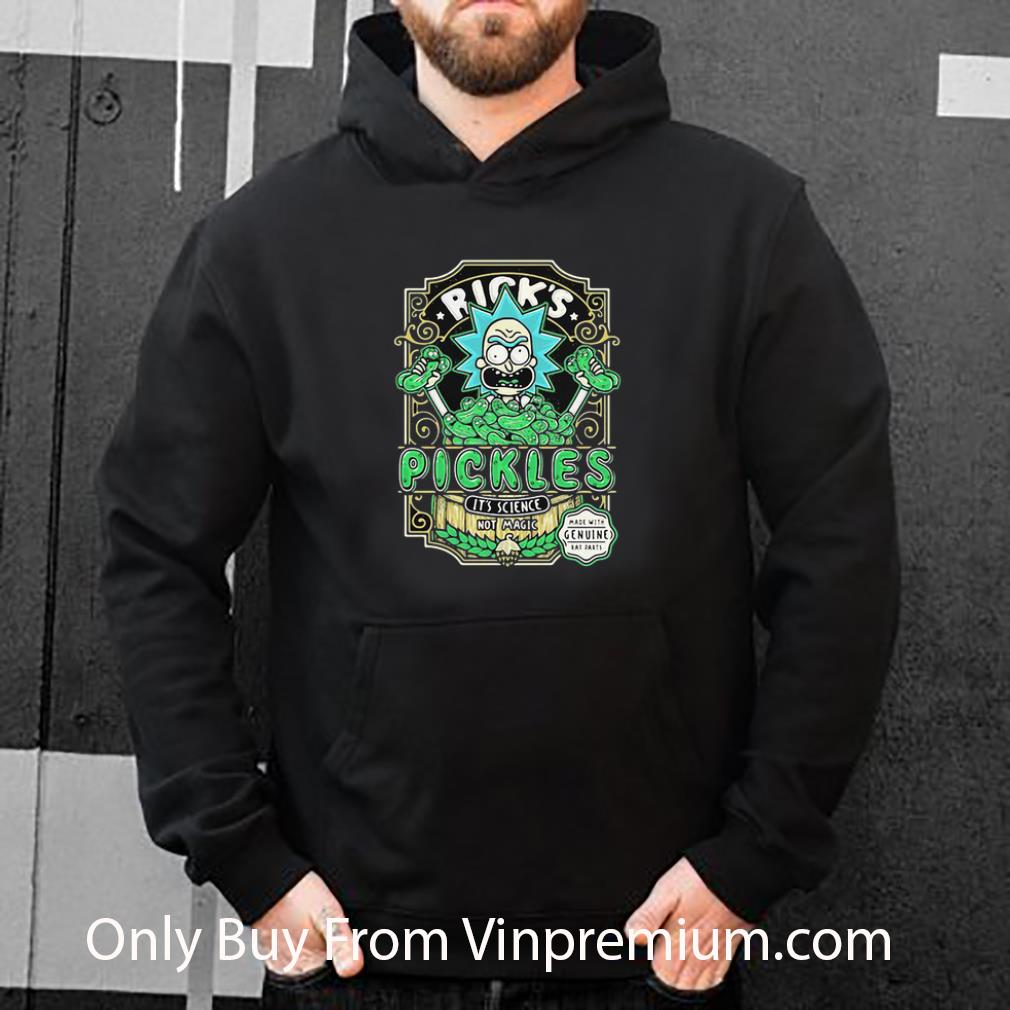 dd67615f awesome rick s sanchez pickles it s science not magic made with genuine shirt 4 - Awesome Rick’s Sanchez Pickles It’s Science Not Magic Made With Genuine shirt