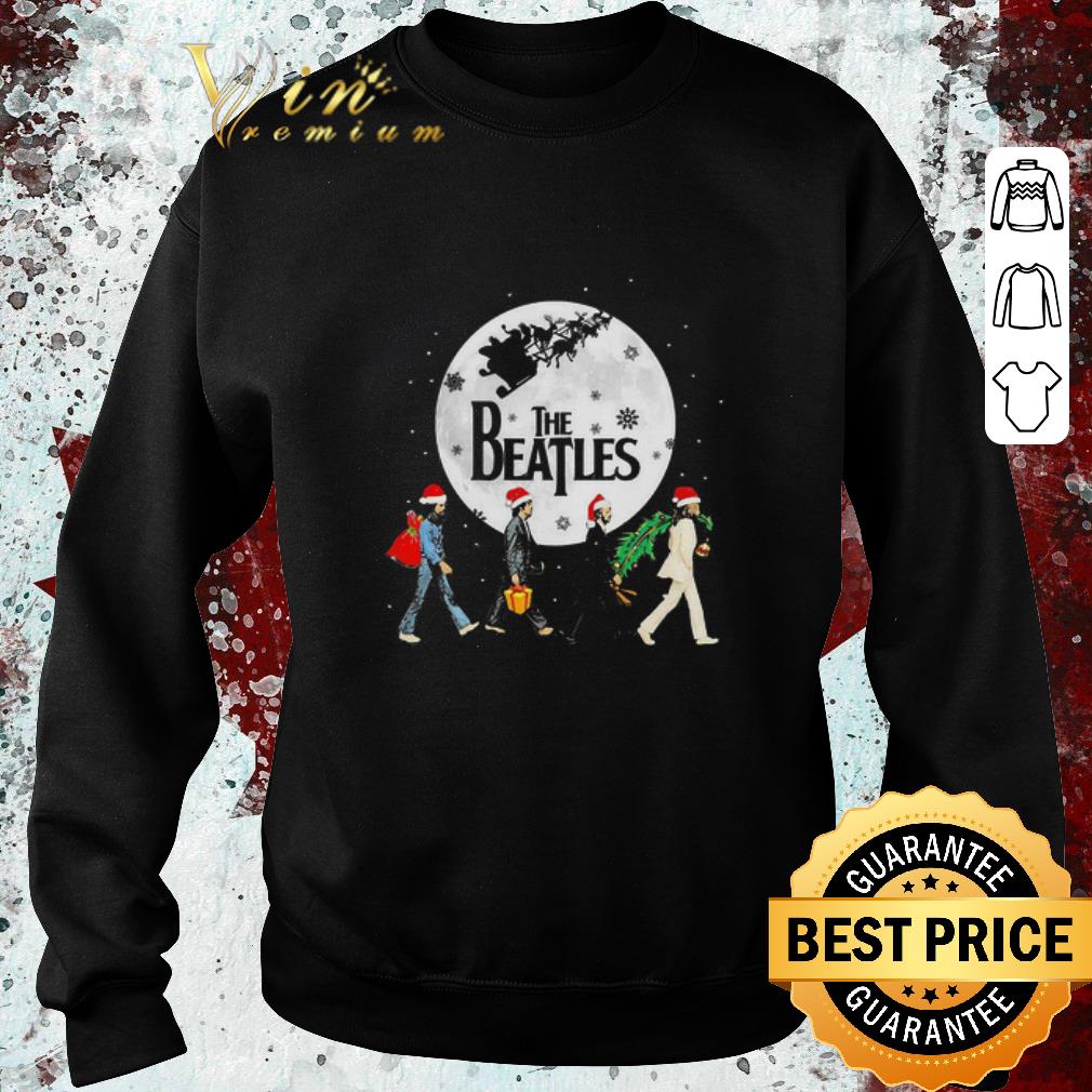 fafcb861 original the beatles abbey road moon christmas shirt 4 - Original The Beatles Abbey Road Moon Christmas shirt