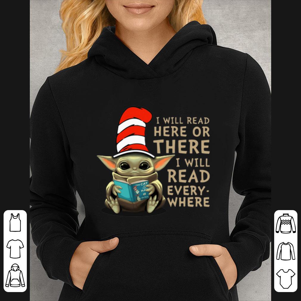 094d1bcb premium baby yoda i will read here or there i will read every where shirt 4 - Premium Baby Yoda I Will Read Here Or There I Will Read Every Where shirt