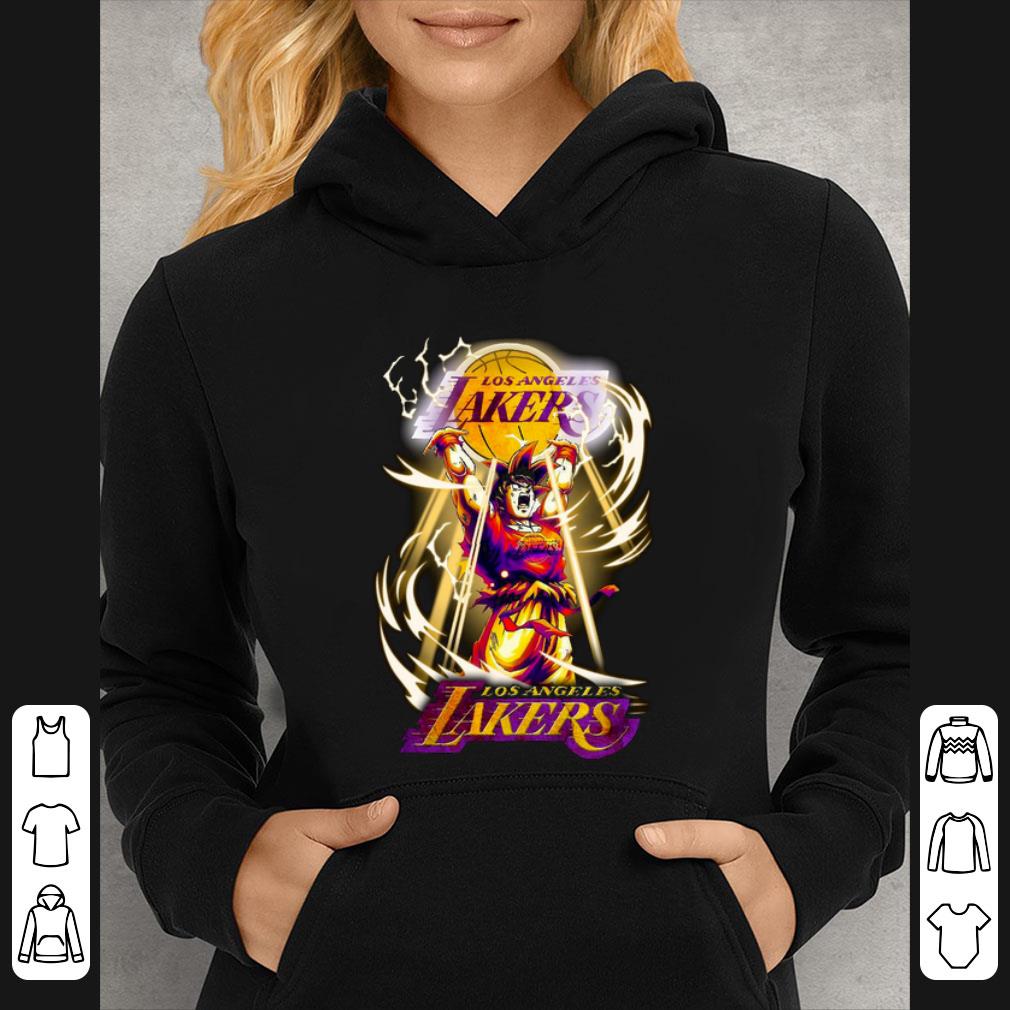 1f47f9d0 awesome son goku mashup los angeles lakers genki dama shirt 4 - Awesome Son Goku Mashup Los Angeles Lakers Genki Dama shirt