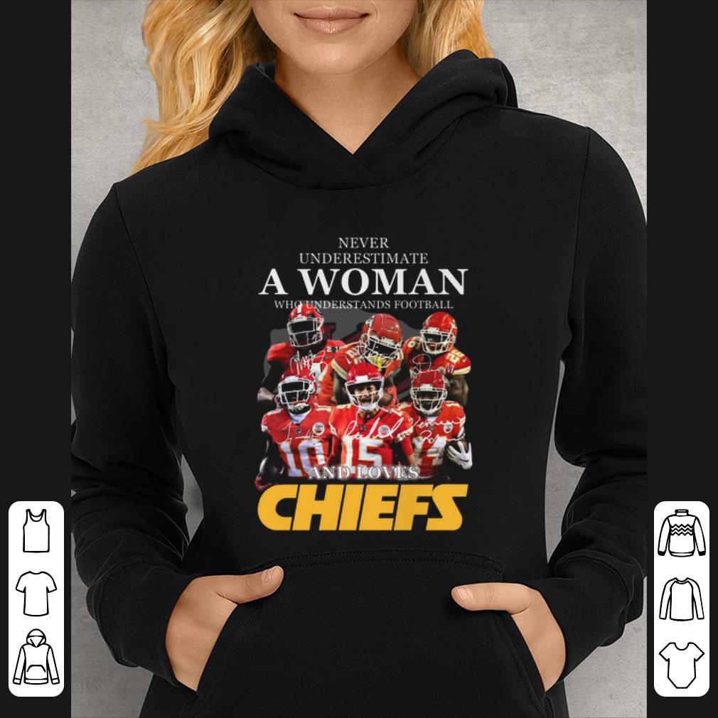 Pretty Never underestimate a woman who loves Kansas City Chief signed shirt 28179e4d pretty never underestimate a woman who loves kansas city chief signed shirt 4 - Pretty Never underestimate a woman who loves Kansas City Chief signed shirt