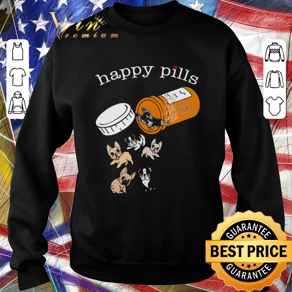 Top Frenchie Happy Pills shirt 2e74874b top frenchie happy pills shirt 4 - Top Frenchie Happy Pills shirt