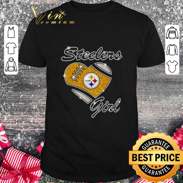 Funny Pittsburgh Steelers Girl Heart shirt