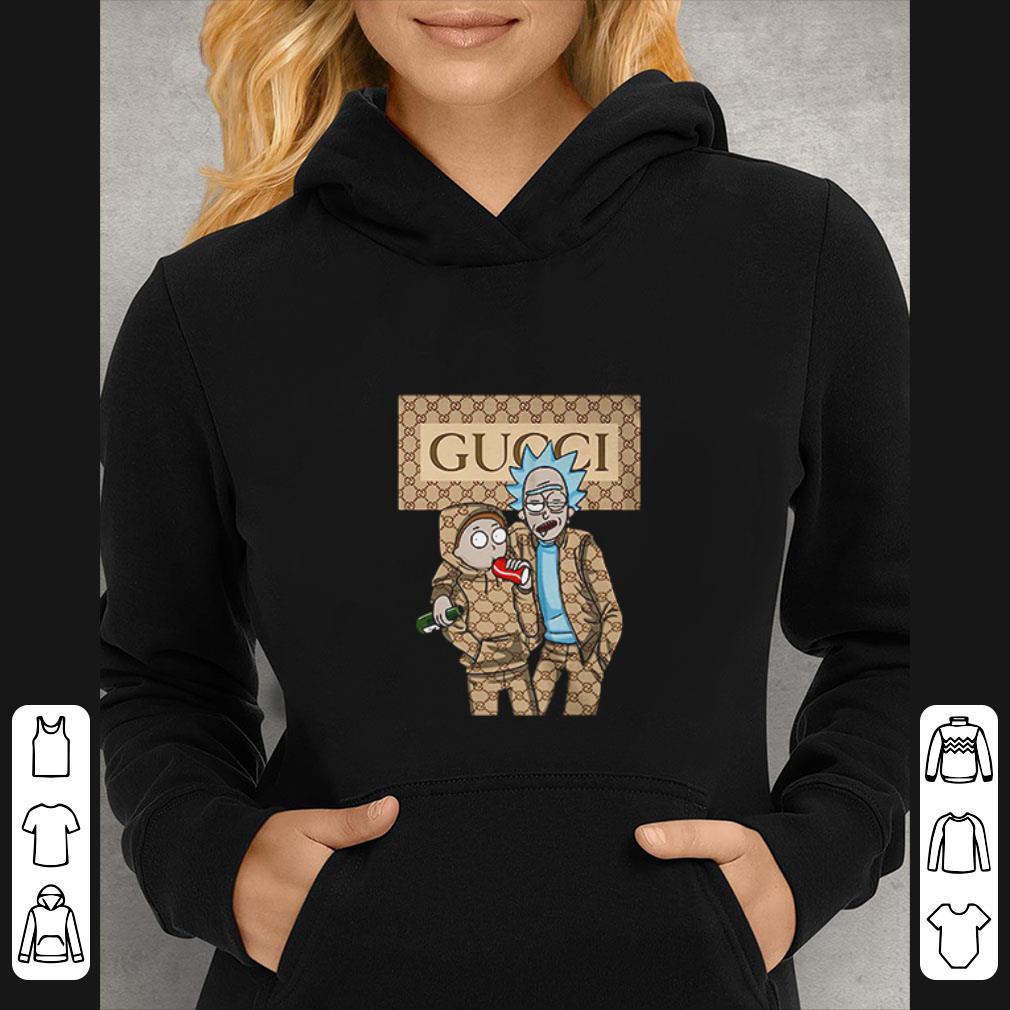 43d6f5f5 awesome rick and morty gucci logo shirt 4 - Awesome Rick and Morty Gucci Logo shirt