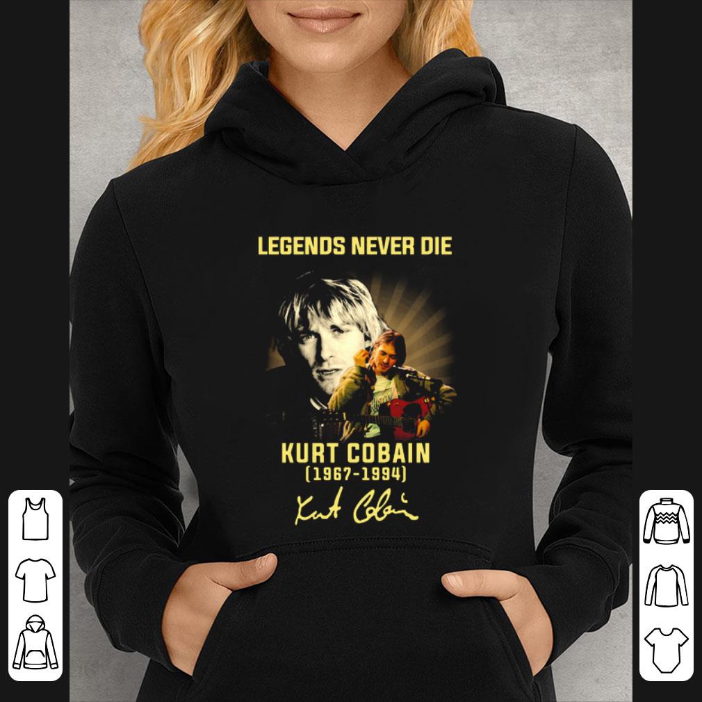 692895d2 original legends never die kurt cobain 1967 1994 signature shirt 4 - Original Legends Never Die Kurt Cobain 1967-1994 signature shirt