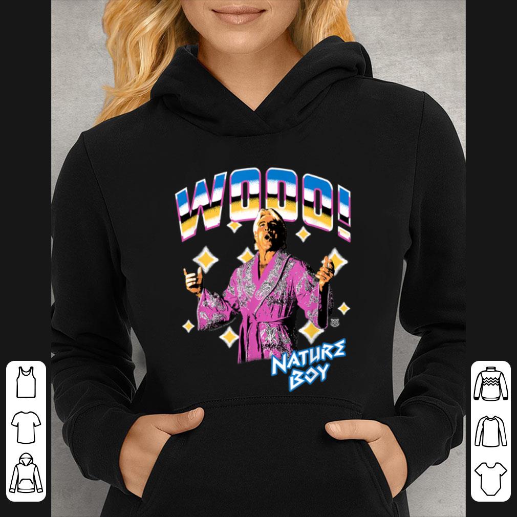 8f3bb183 nice wwe ric flair wooo nature boy shirt 4 - Nice WWE Ric Flair Wooo Nature Boy shirt