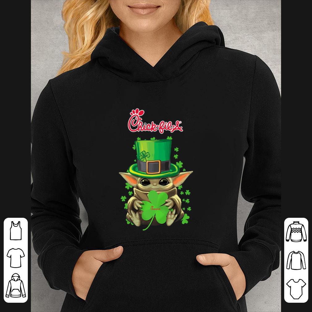90398022 hot star wars baby yoda chick fil a shamrock st patrick s day shirt 4 - Hot Star Wars Baby Yoda Chick-Fil-A Shamrock St.Patrick’s Day shirt
