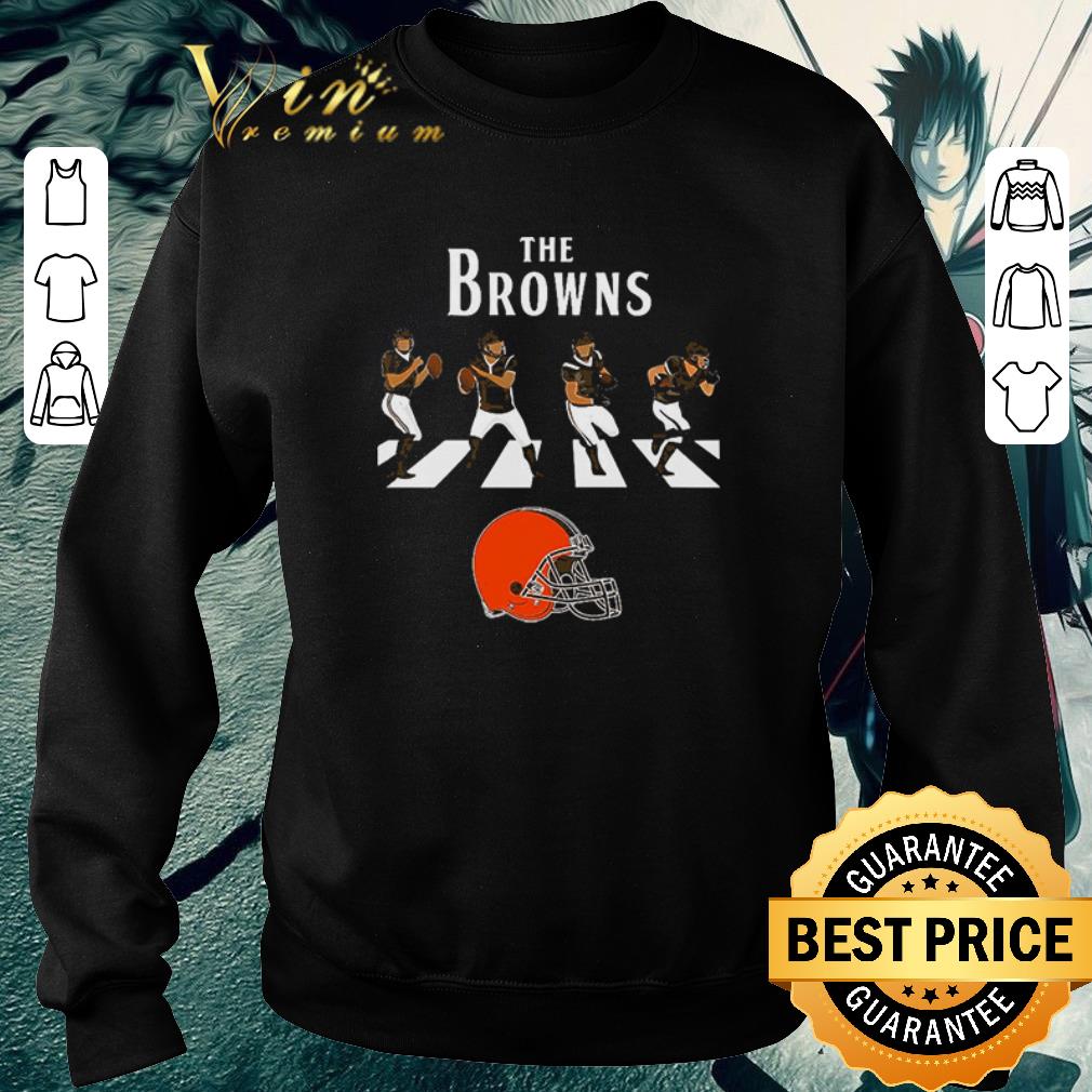 9b3b8e32 pretty the cleveland browns football abbey road shirt 4 - Pretty The Cleveland Browns Football Abbey Road shirt