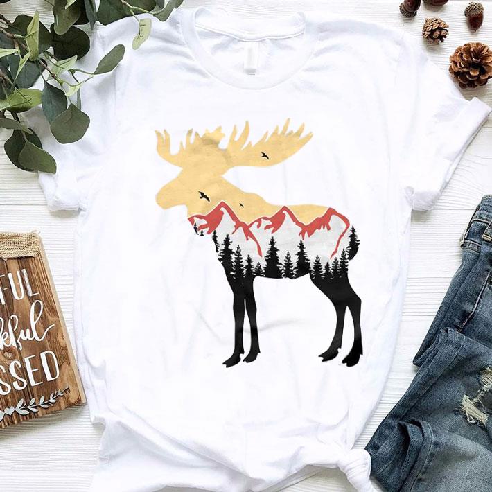 Funny Moose Tree Forest shirt
