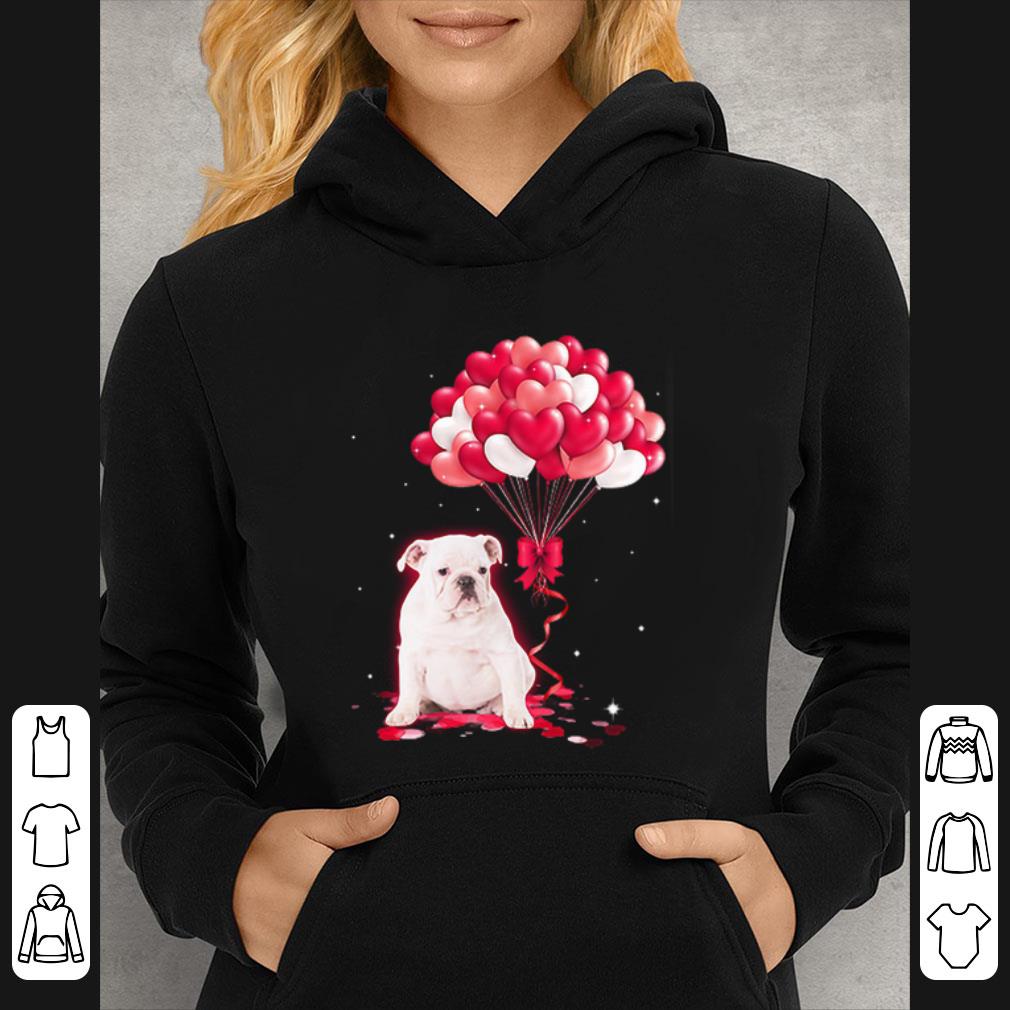 Nice White English Bulldog Love Balloons heart shirt c335a642 nice white english bulldog love balloons heart shirt 4 - Nice White English Bulldog Love Balloons heart shirt