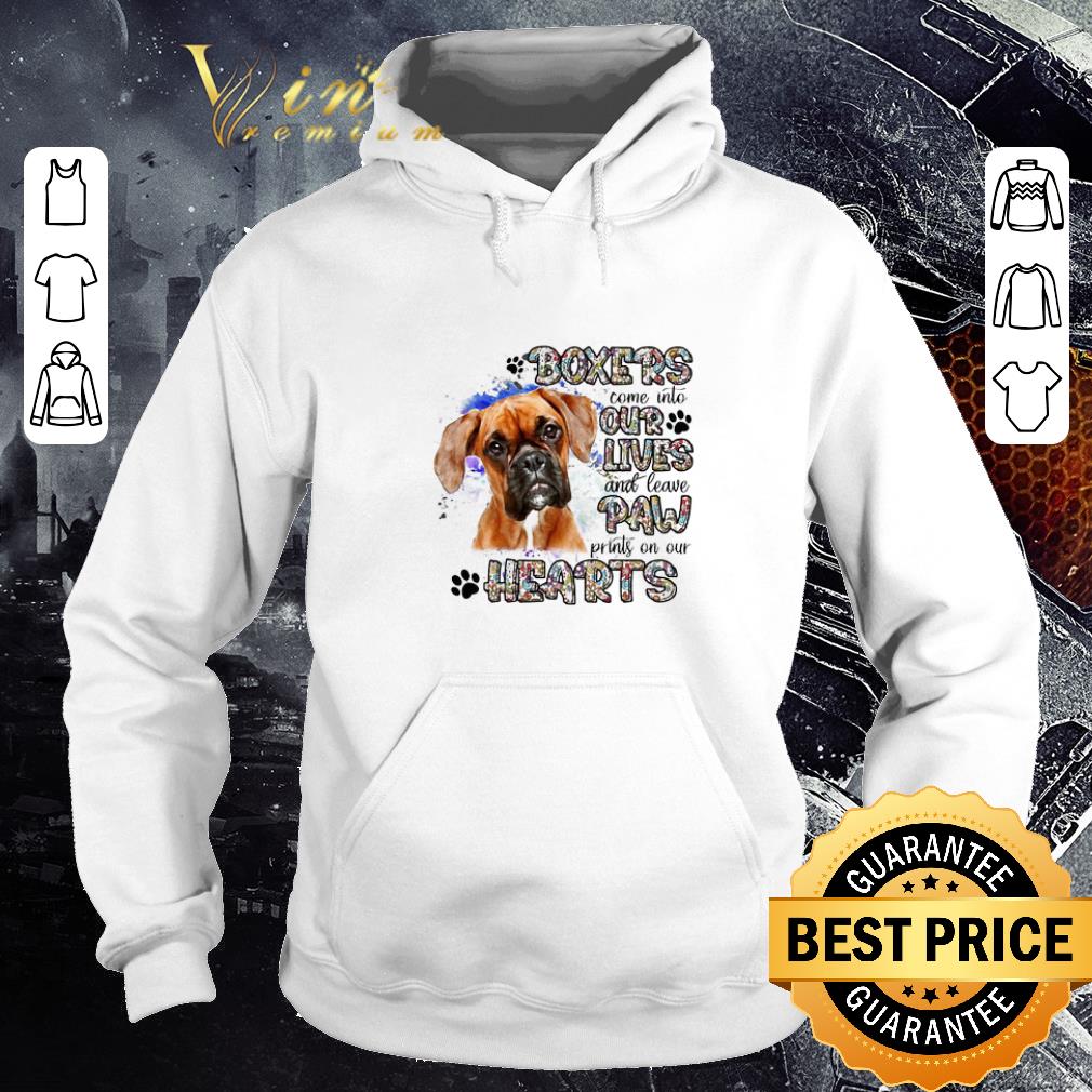 d3fbbdbd hot boxers come into our lives and leave paw prints on our hearts shirt 4 - Hot Boxers come into our lives and leave paw prints on our hearts shirt