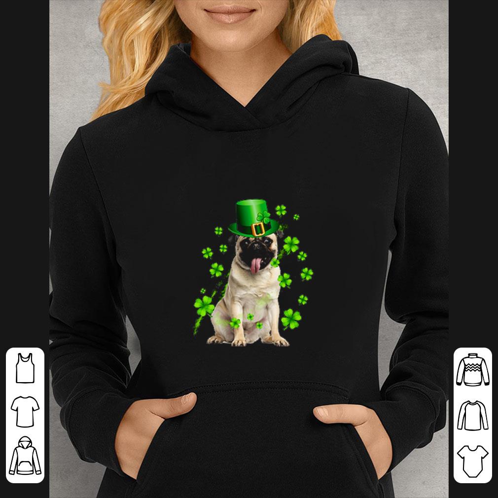 Top Pug dog St Patrick's Day Four-leaf clover shirt d58ece45 top pug dog st patrick s day four leaf clover shirt 4 - Top Pug dog St Patrick's Day Four-leaf clover shirt