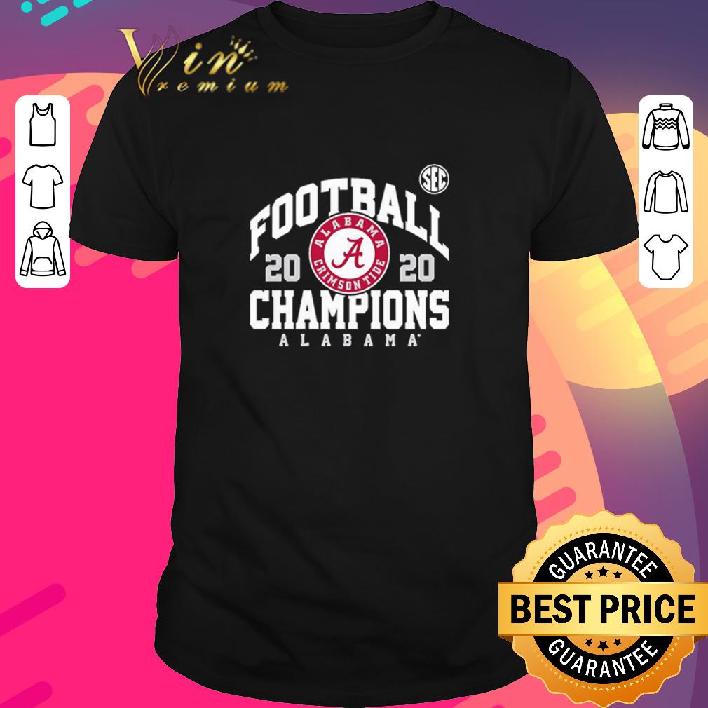 Top Football 2020 Champions Alabama Crimson Tide shirt