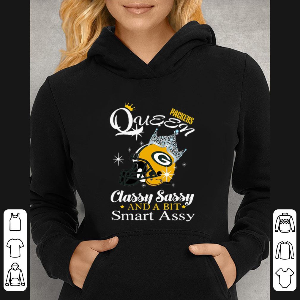 dbe6369a official green bay packers queen classy sassy and a bit smart assy shirt 4 - Official Green Bay Packers Queen classy sassy and a bit smart assy shirt