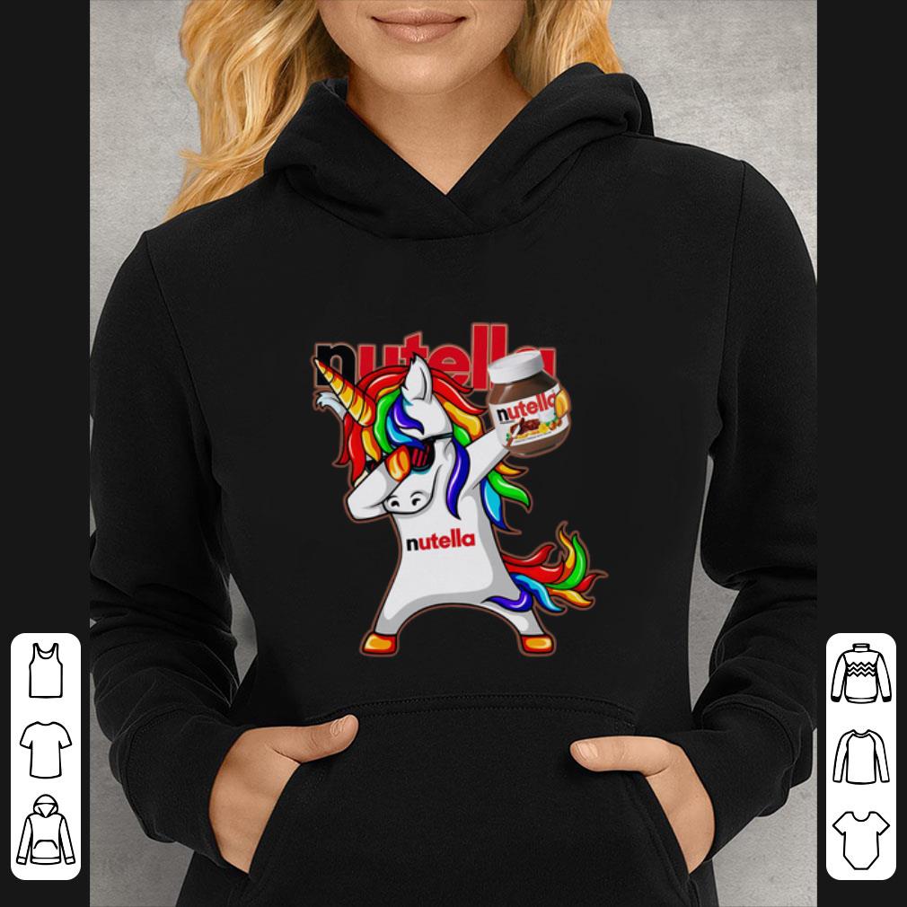 f1232c7f nice unicorn dabbing nutella shirt 4 - Nice Unicorn Dabbing Nutella shirt