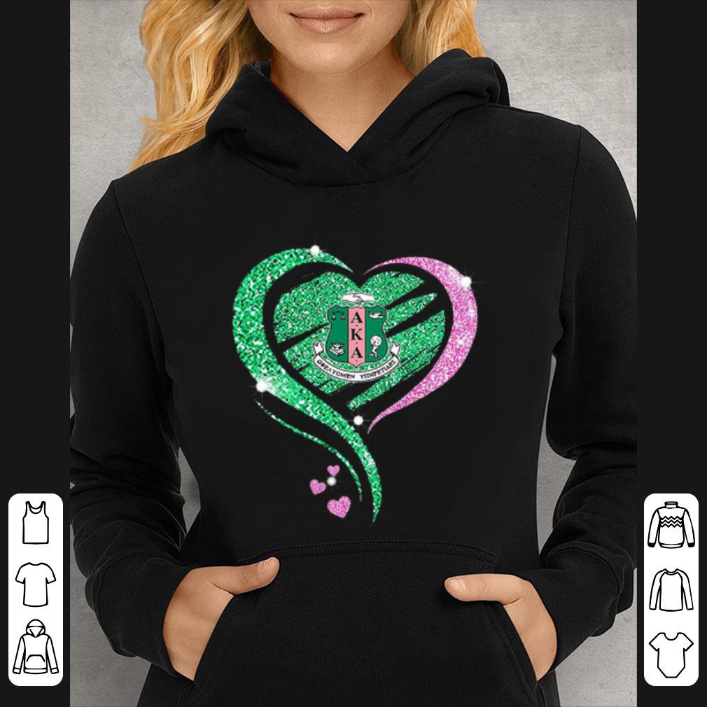 1ad09eca nice heart diamond alpha kappa alpha shirt 4 - Nice Heart Diamond Alpha Kappa Alpha shirt