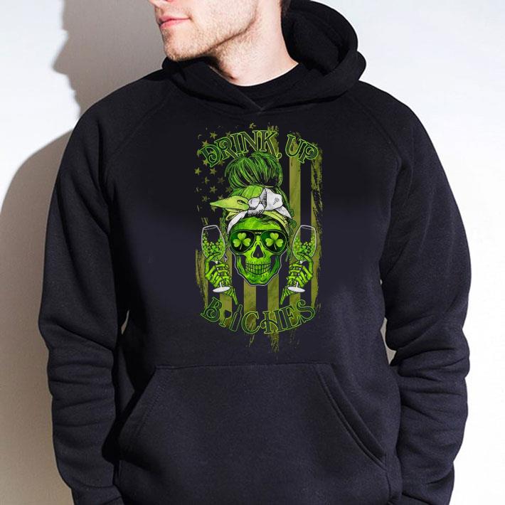 Hot Lady Skull Girl Drink Up Bitches American flag St. Patrick's day Shirt 1f995522 lady skull girl drink up bitches american flag st patrick s day shirt 4 - Hot Lady Skull Girl Drink Up Bitches American flag St. Patrick's day Shirt