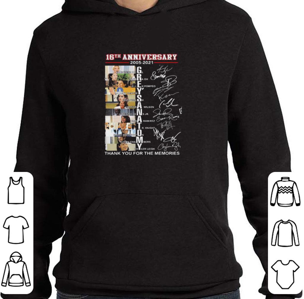 Official 16th Anniversary 2005 2021 Grey’s Anatomy Thank You For The Memories Signatures shirt 2752d1c2 official 16th anniversary 2005 2021 grey s anatomy thank you for the memories signatures shirt 4 - Official 16th Anniversary 2005 2021 Grey’s Anatomy Thank You For The Memories Signatures shirt