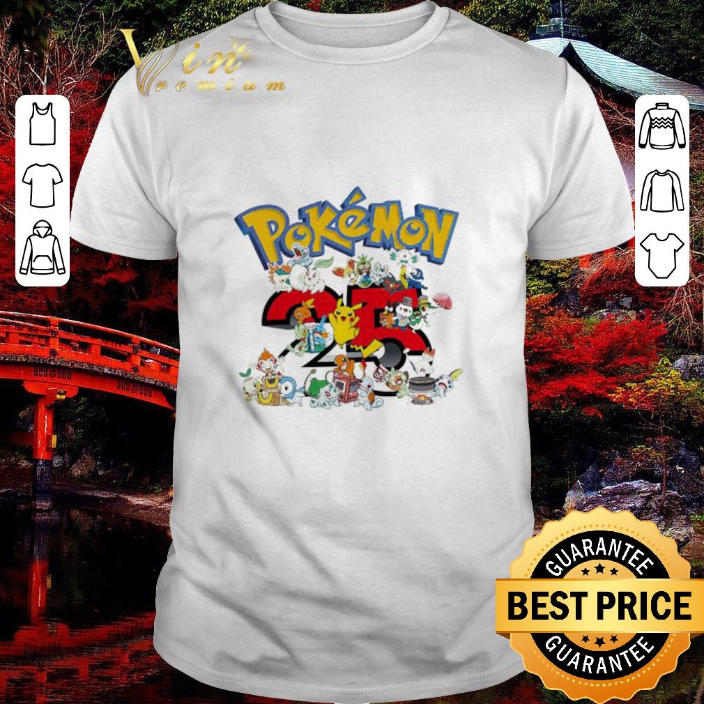 Official Pokemon 25th Anniversary shirt