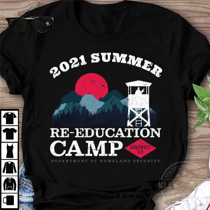 Official 2021 Summer Re-Education Camp Department Of Homeland Security Shirt