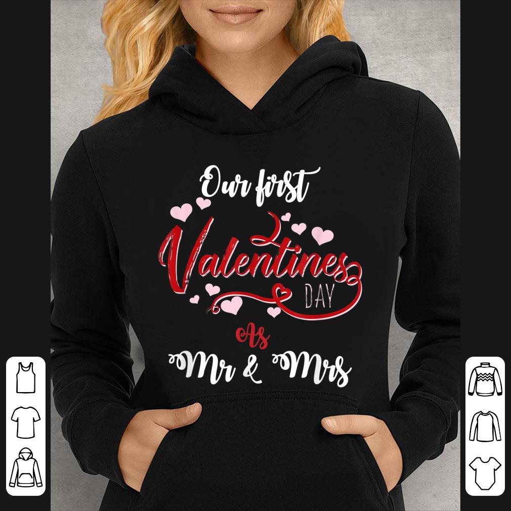 ad85c923 top our first valentines day as mr and mrs shirt 4 - Top Our First Valentines Day As Mr And Mrs shirt