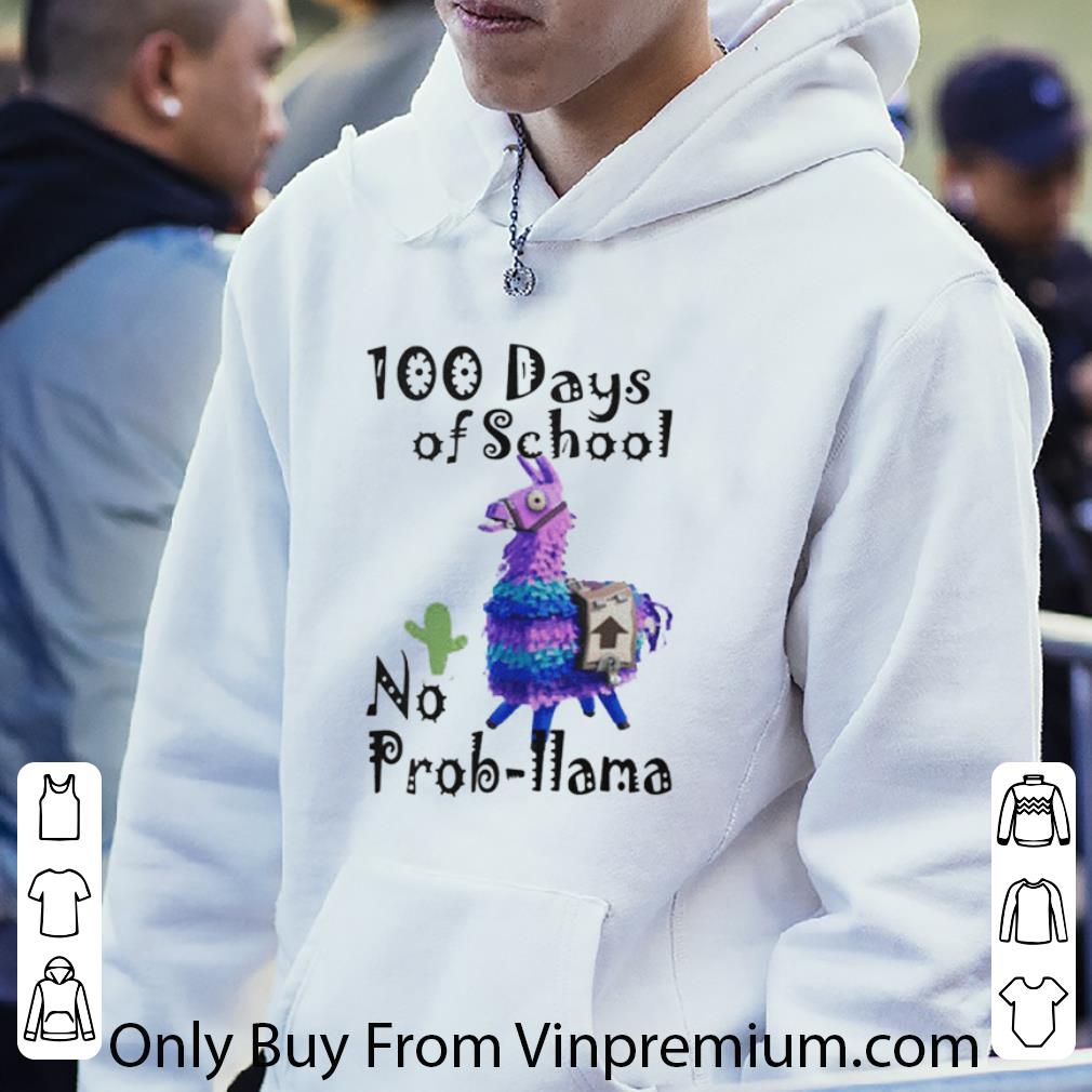 Top 100 Days Of School No Prob-llama shirt fc8537cb top 100 days of school no prob llama shirt 4 - Top 100 Days Of School No Prob-llama shirt