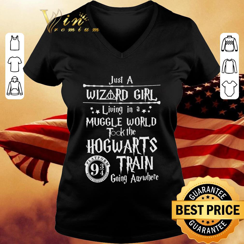 Official Harry Potter Just a Wizard girl living in a muggle world took the Hogwarts train going anywhere shirt Harry Potter Just a Wizard girl living in a muggle world took the Hogwarts train going anywhere shirt 2 - Official Harry Potter Just a Wizard girl living in a muggle world took the Hogwarts train going anywhere shirt