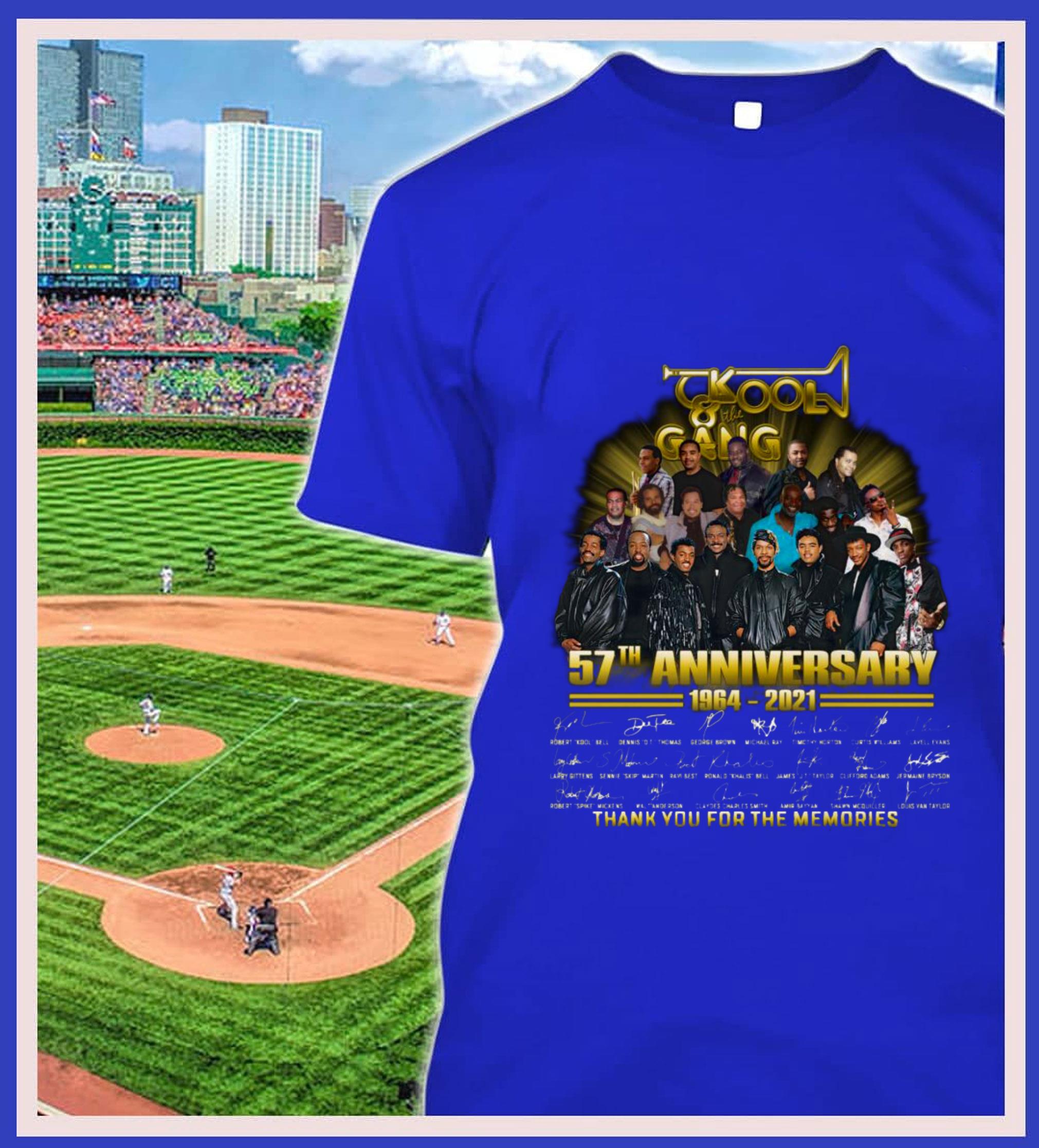 Funny Kool & the Gang 57th anniversary 1964-2021 signatures thank you for the memories shirt Kool the Gang 57th anniversary 1964 2021 signatures thank you for the memories shirt 2 - Funny Kool & the Gang 57th anniversary 1964-2021 signatures thank you for the memories shirt