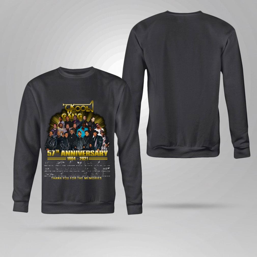 Funny Kool & the Gang 57th anniversary 1964-2021 signatures thank you for the memories shirt Kool the Gang 57th anniversary 1964 2021 signatures thank you for the memories shirt 4 - Funny Kool & the Gang 57th anniversary 1964-2021 signatures thank you for the memories shirt