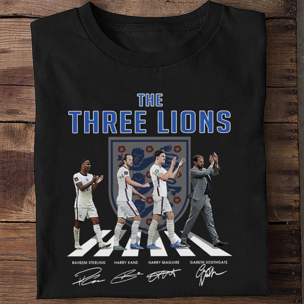 Funny The Three Lions Abbey Road England Football Team Signatures Shirt The Three Lions Abbey Road England Football Team Signatures Shirt 2 - Funny The Three Lions Abbey Road England Football Team Signatures Shirt