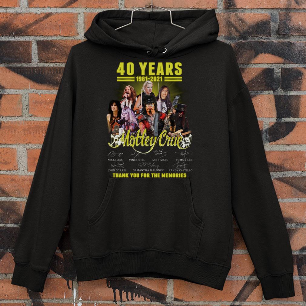 Best 2021 Motley Crue band 40 years Signatures Thank Memories Shirt 2021 Motley Crue band 40 years Signatures Thank Memories Shirt 4 - Best 2021 Motley Crue band 40 years Signatures Thank Memories Shirt