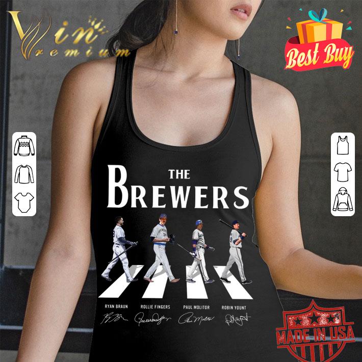 Awesome 2021 The Brewers Abbey Road Signatures Milwaukee Brewers Shirt 2021 The Brewers Abbey Road Signatures Milwaukee Brewers Shirt 2 - Awesome 2021 The Brewers Abbey Road Signatures Milwaukee Brewers Shirt