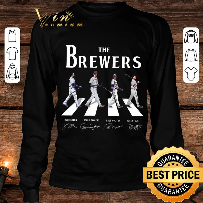 Awesome 2021 The Brewers Abbey Road Signatures Milwaukee Brewers Shirt 2021 The Brewers Abbey Road Signatures Milwaukee Brewers Shirt 3 - Awesome 2021 The Brewers Abbey Road Signatures Milwaukee Brewers Shirt
