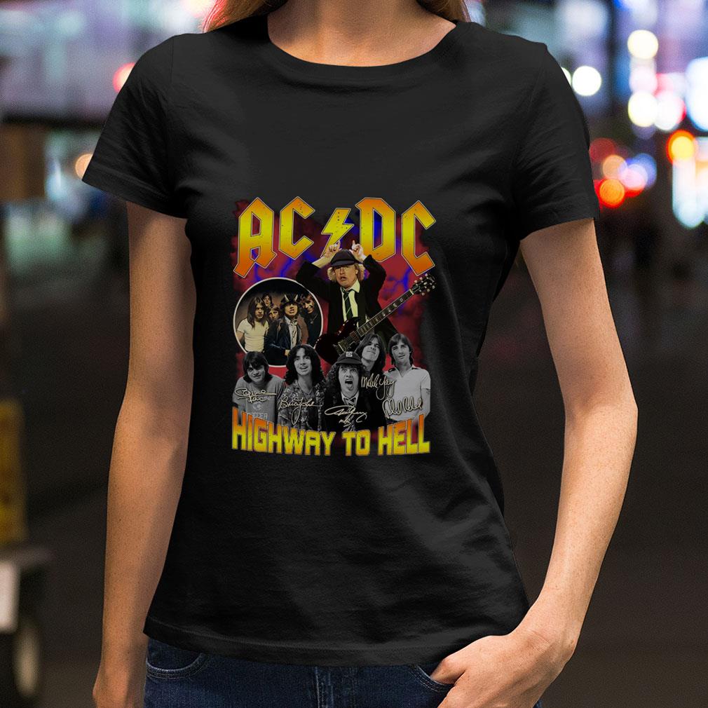 Official ACDC Rock Band Highway To Hell Signatures Shirt ACDC Rock Band Highway To Hell Signatures Shirt 2 - Official ACDC Rock Band Highway To Hell Signatures Shirt