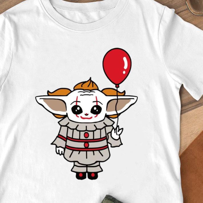 Original Baby Yoda Mashup Pennywise Halloween 2021 Shirt