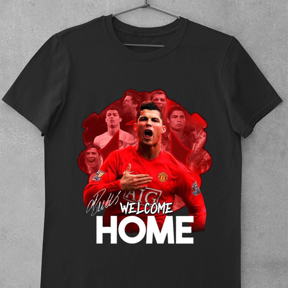 Original CR7 Cristiano Ronaldo Welcome Home Manchester United FC Shirt CR7 Cristiano Ronaldo Welcome Home Manchester United FC Shirt 1 - Original CR7 Cristiano Ronaldo Welcome Home Manchester United FC Shirt