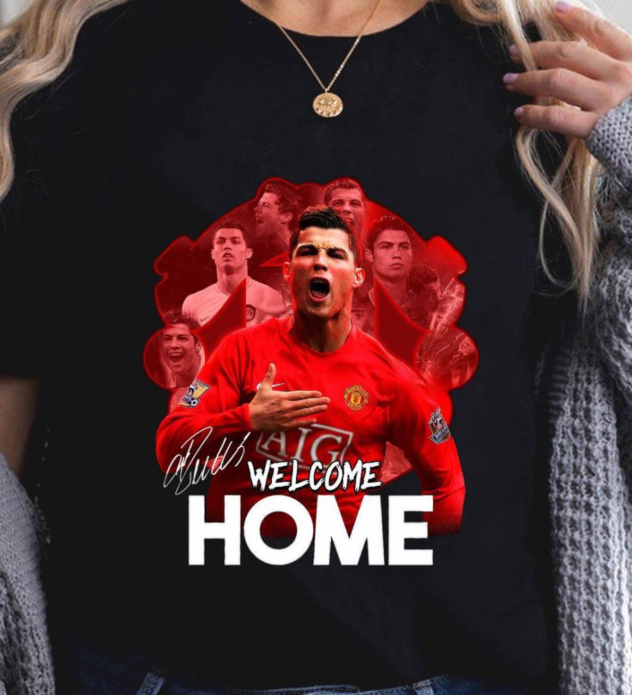 Original CR7 Cristiano Ronaldo Welcome Home Manchester United FC Shirt CR7 Cristiano Ronaldo Welcome Home Manchester United FC Shirt 2 - Original CR7 Cristiano Ronaldo Welcome Home Manchester United FC Shirt