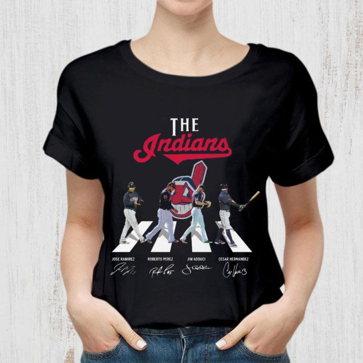 Official Cleveland Indians The Indians Abbey Road Signatures Shirt Cleveland Indians The Indians Abbey Road Signatures Shirt 2 - Official Cleveland Indians The Indians Abbey Road Signatures Shirt